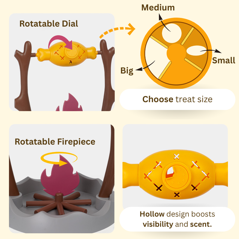 Fireplace Treat Toy
