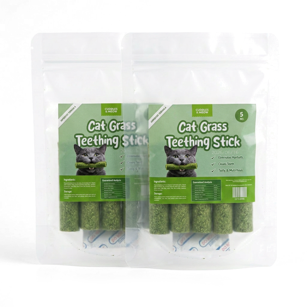 Cat Grass Teething Stick
