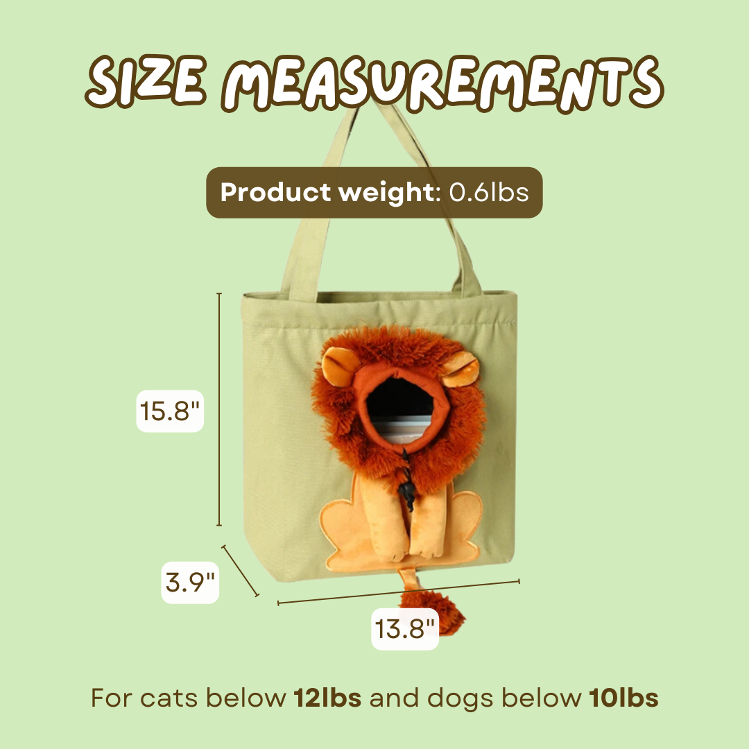 Lion Cat Bag