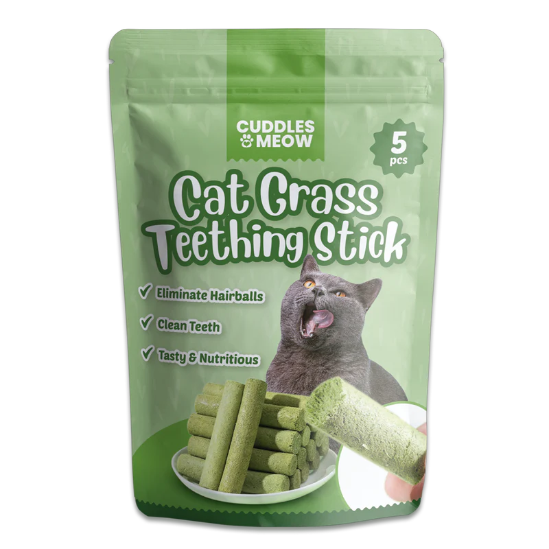 Cat Grass Teething Stick
