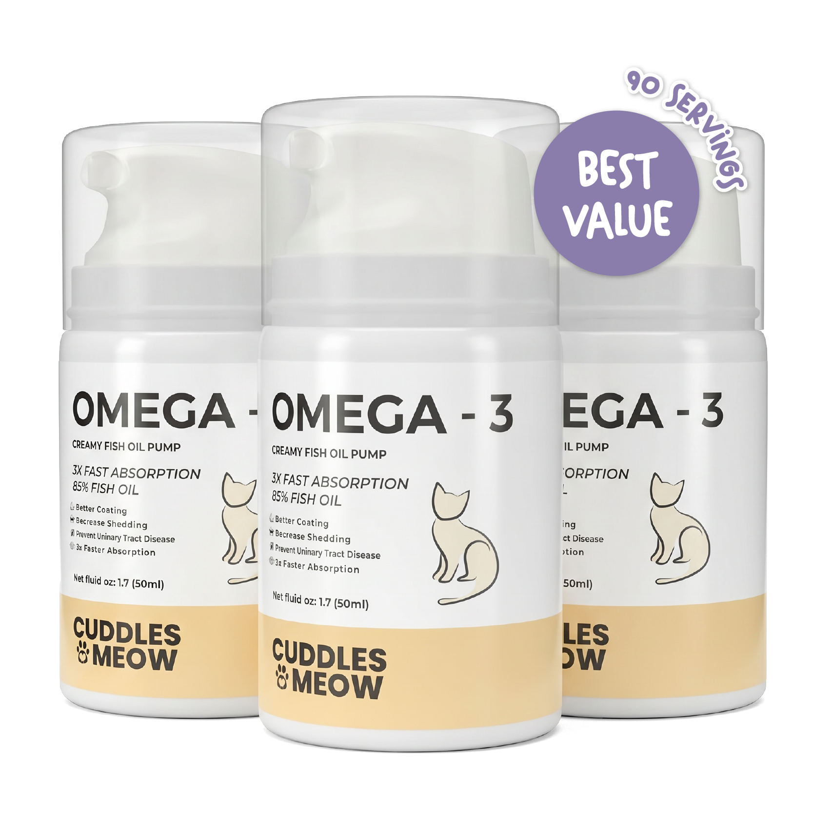 Creamy Fish Oil Pump