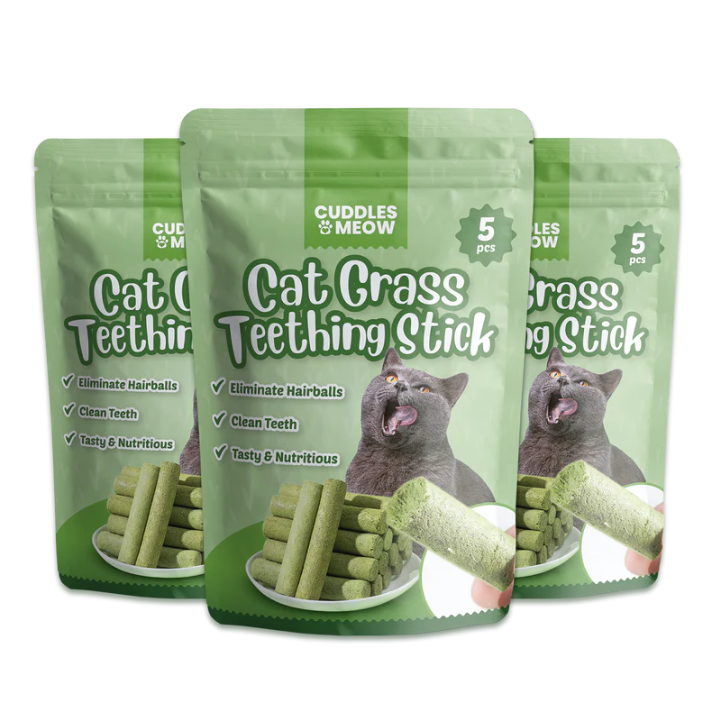 Cat Grass Teething Stick