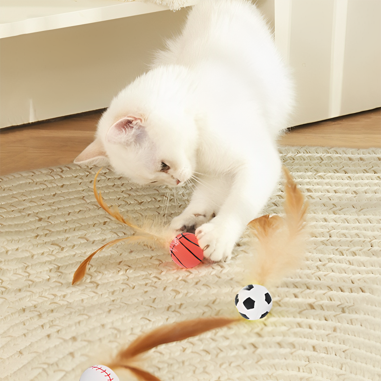 Bouncy Feather Toy