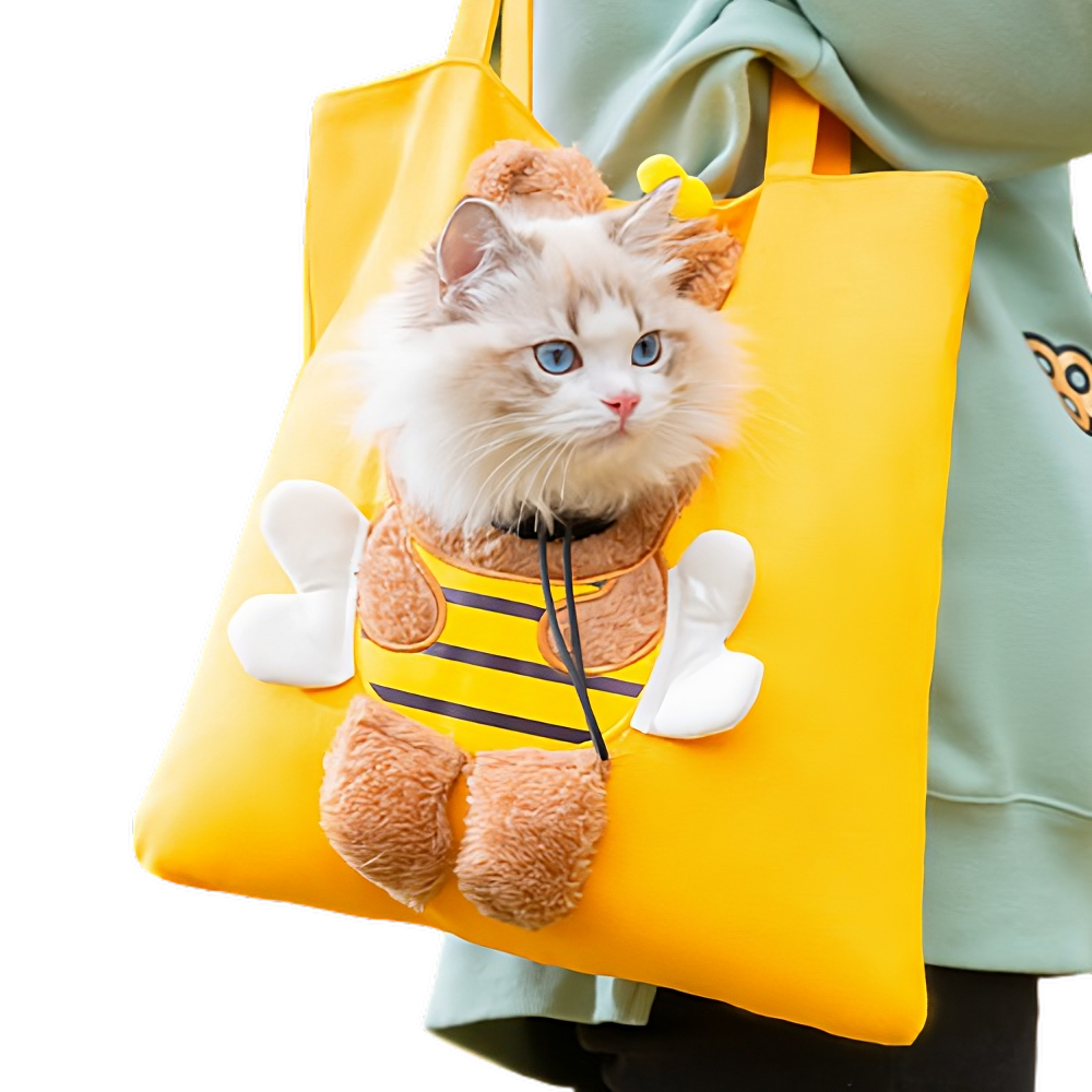 cuddlesmeow Bee Cat Bag Large 1 8lbs