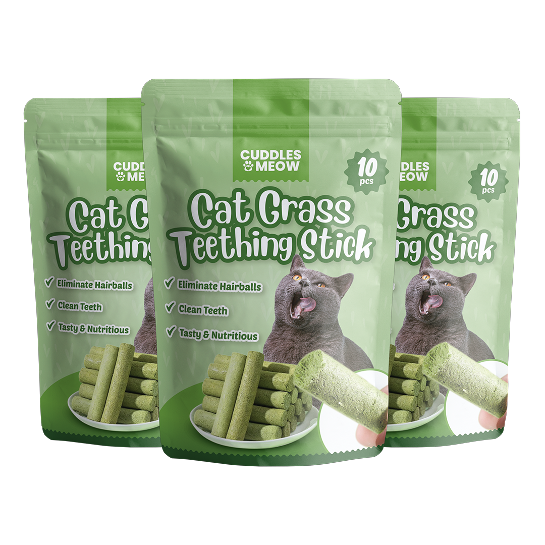 Cat Grass Teething Stick