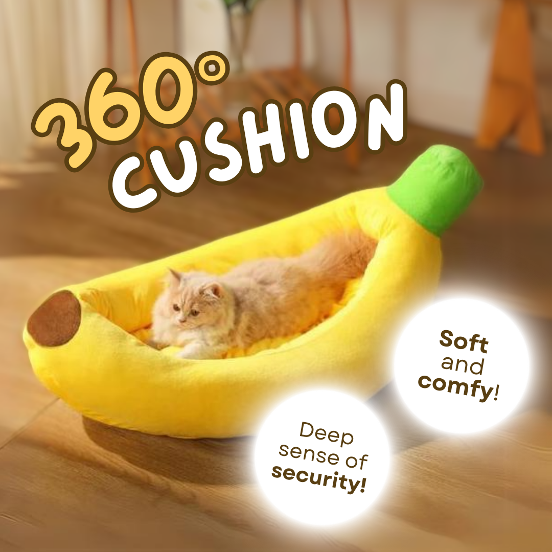 Cat Banana Bed