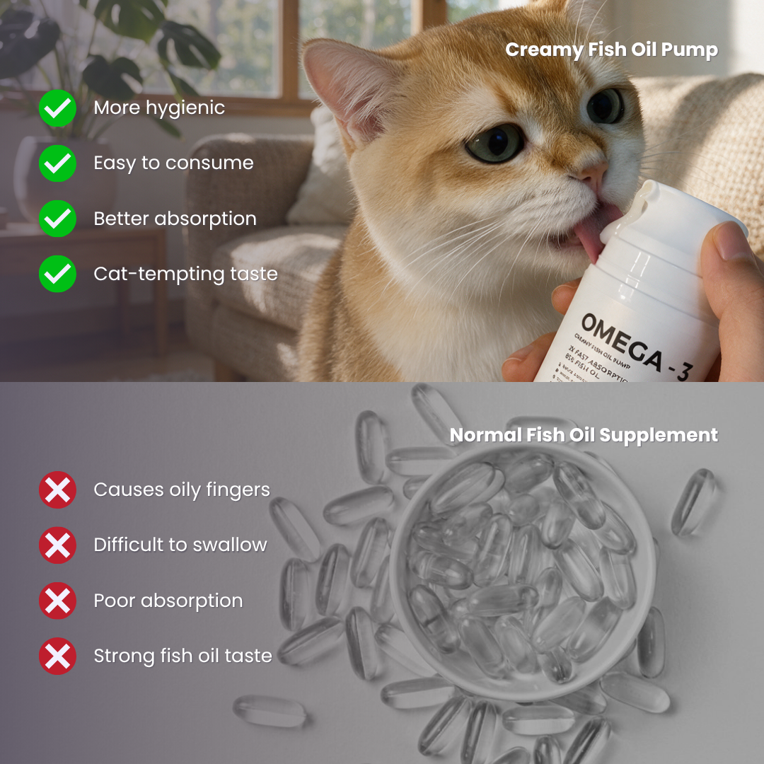 Creamy Fish Oil Pump