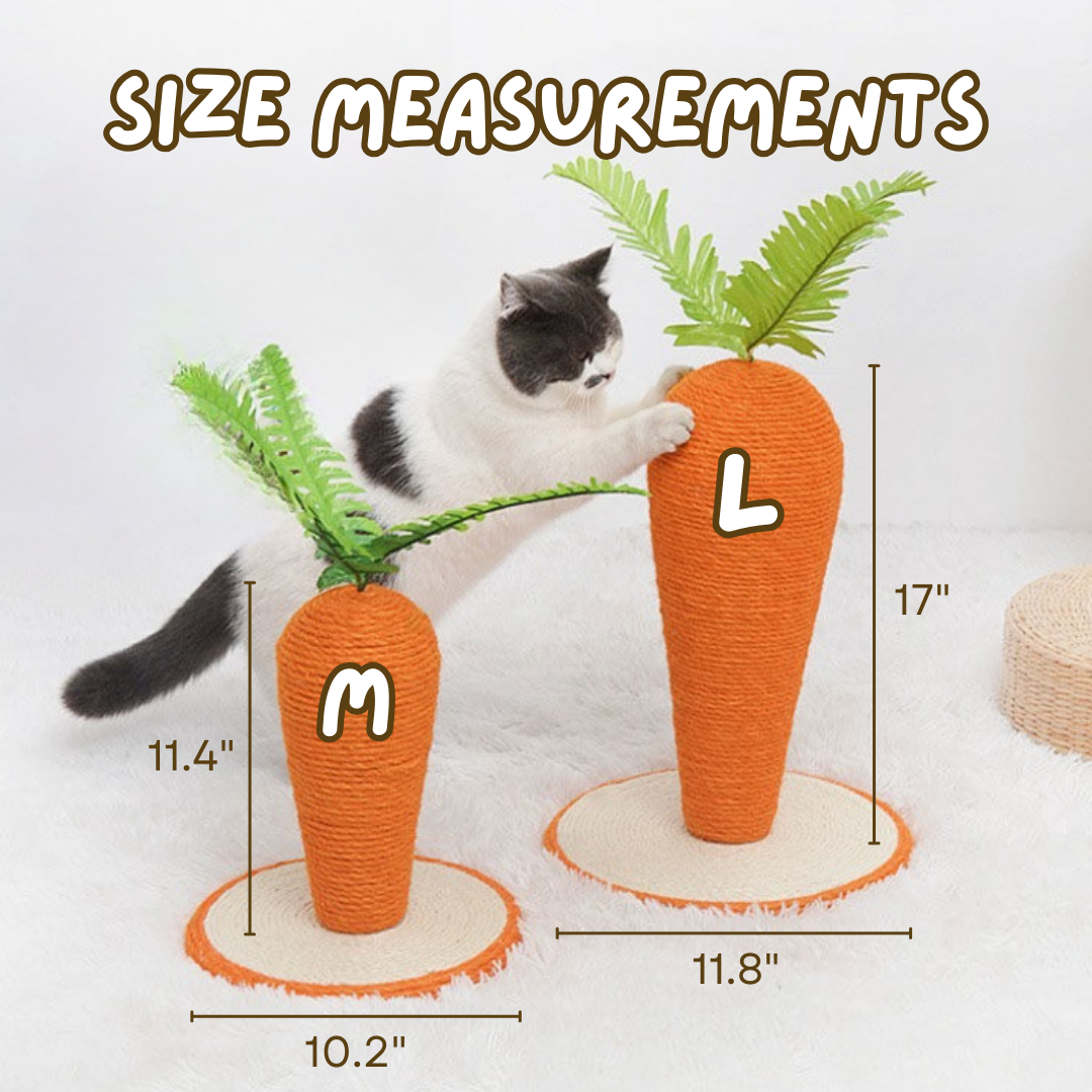 Carrot Cat Scratching Post